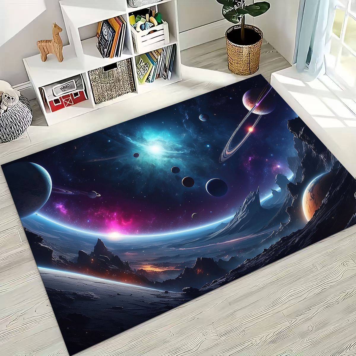Galaxy Home Textiles - Dreamy Galaxy Universe Space Stars Area