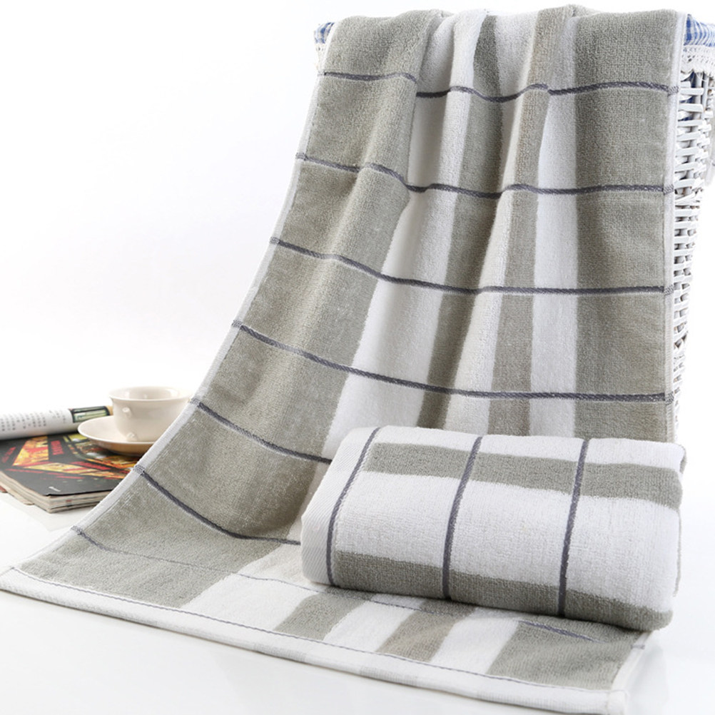 Home Textiles Face Towel - 2Pcs Cotton Hand Towels Long Absorbent