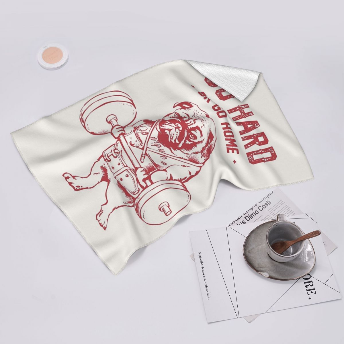Home Textiles Face Towel - Custom Go Hard Or Go Home