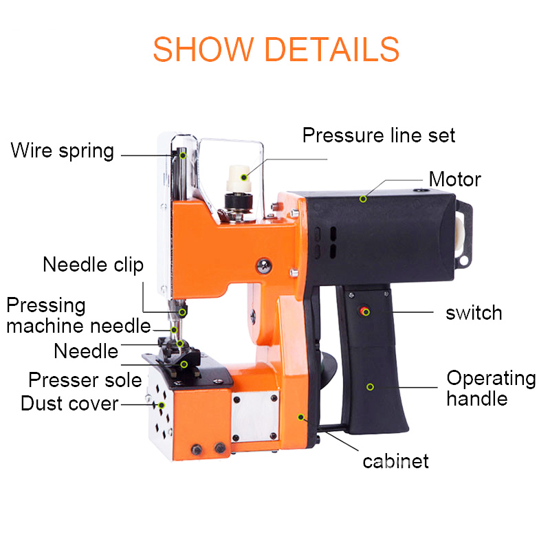 Portable Electric Sewing Machi - Home Textiles Industry ulasan dan harga