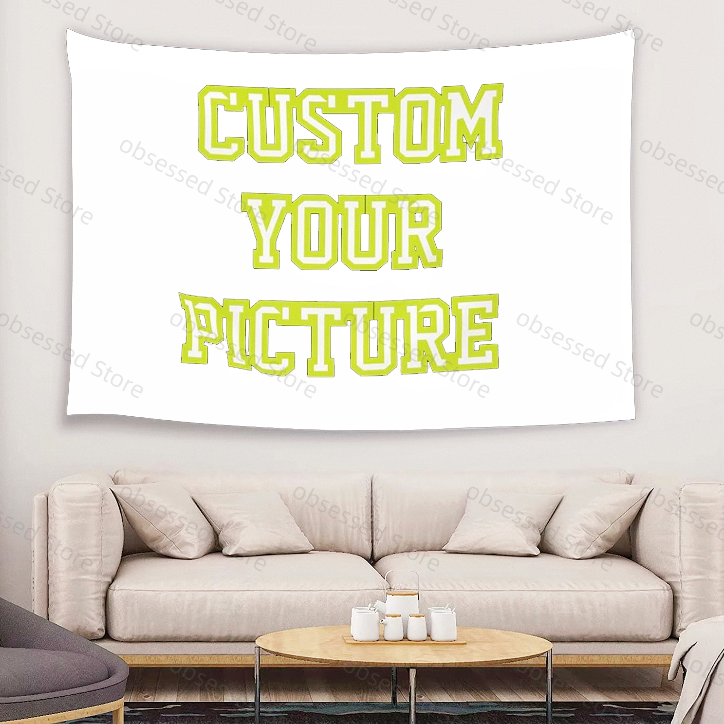 Customized tapestry printing f - Home Of Textiles ulasan dan harga