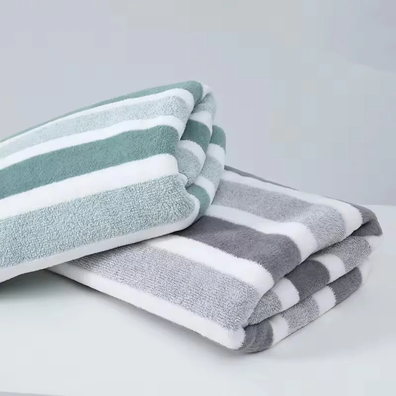 2026 New 1 Pc Striped Face Tow - Home Textiles Face Towel ulasan dan harga