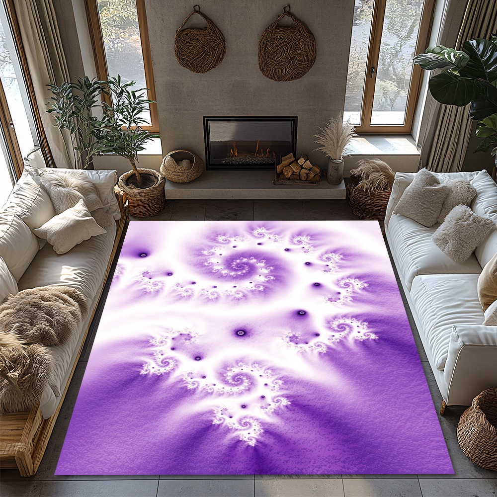 Tuniu Iridescent Abstract Spir - Galaxy Home Textiles ulasan dan harga