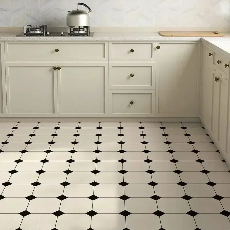Kitchen Carpet Anti-fouling Oi - Home Textiles Plaid ulasan dan harga