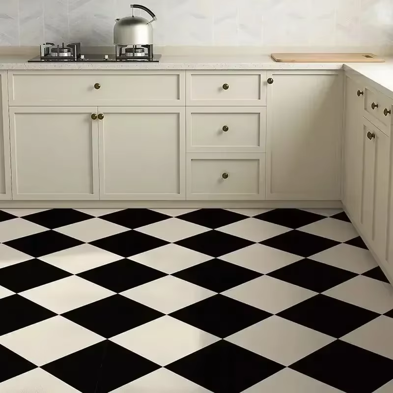Kitchen Carpet Anti-fouling Oi - Home Textiles Plaid ulasan dan harga