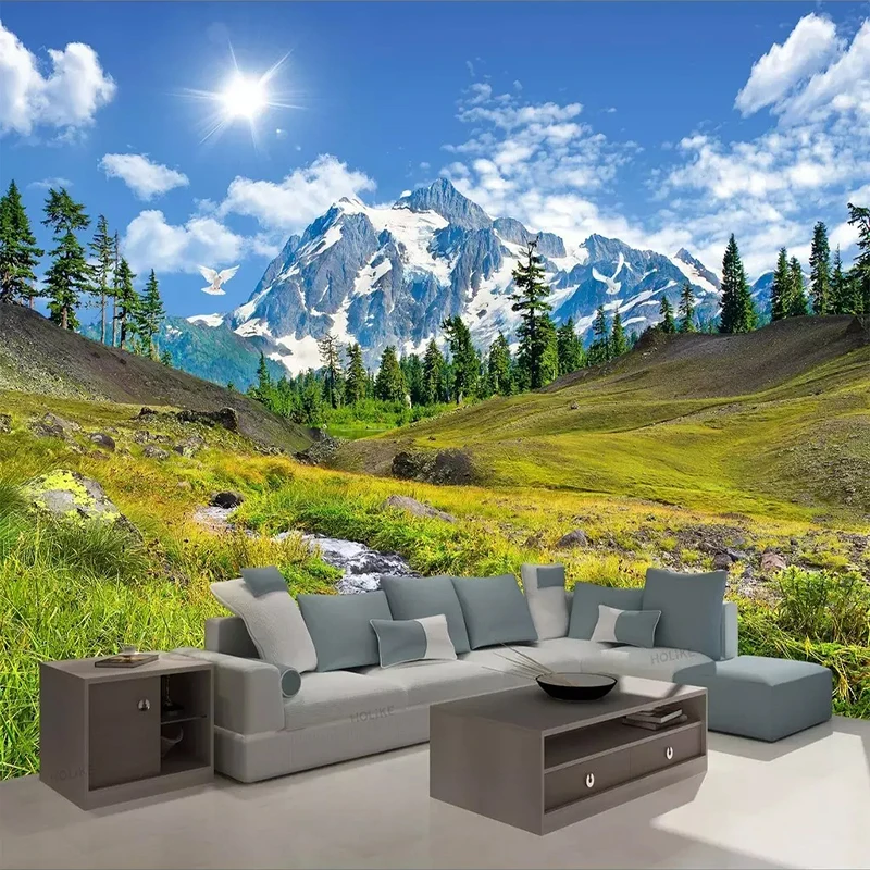 Snow Mountain Plateau Natural  - Home Textiles Photos ulasan dan harga