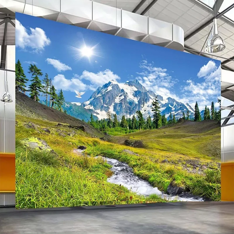 Snow Mountain Plateau Natural  - Home Textiles Photos ulasan dan harga
