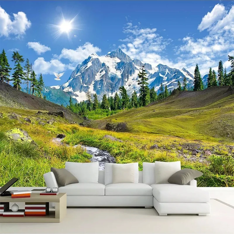 Snow Mountain Plateau Natural  - Home Textiles Photos ulasan dan harga