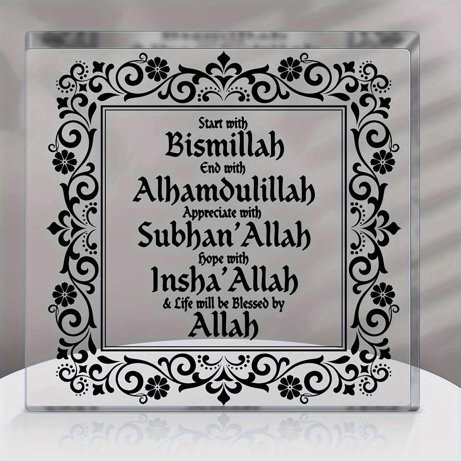 1pc, Acrylic Decor Eid Ramadan - Home Quran ulasan dan harga