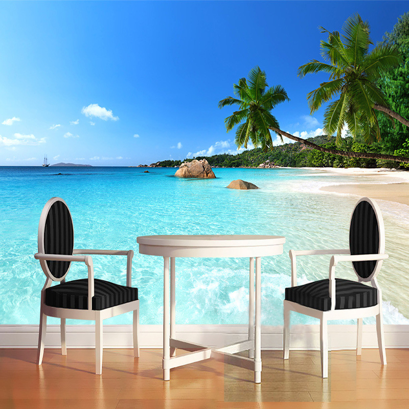 Modern Simple Seaside Landscap - Home Textiles Photos ulasan dan harga