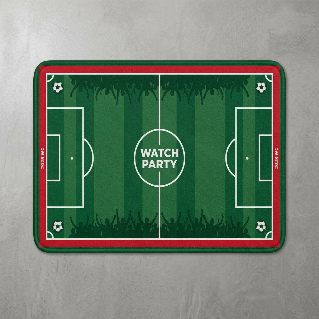 Football Field Pattern floor m - Textiles For Home ulasan dan harga