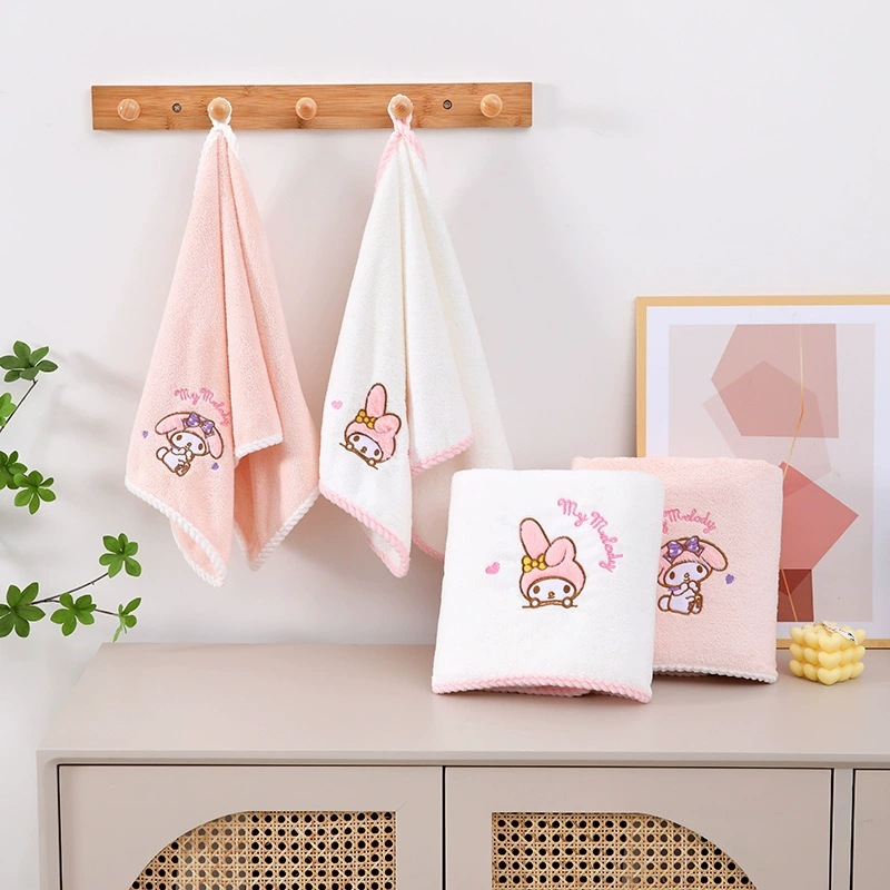 Sanrio My Melody Soft Coral Fa - Home Textiles Face Towel ulasan dan harga