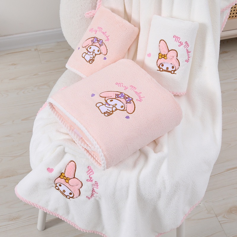 Sanrio My Melody Soft Coral Fa - Home Textiles Face Towel ulasan dan harga