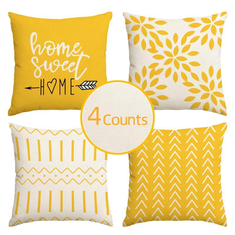 Geometric Pattern Pillow Case  - Home Of Textiles ulasan dan harga