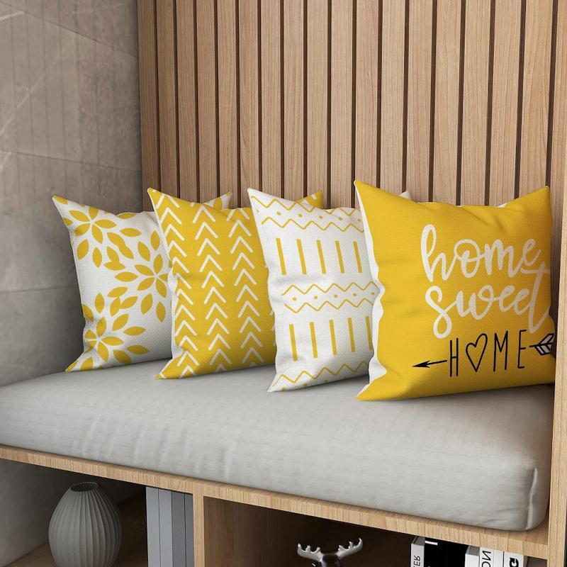 Geometric Pattern Pillow Case  - Home Of Textiles ulasan dan harga