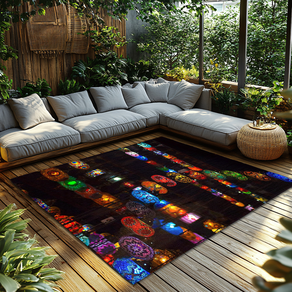 Unique Galaxy Space Carpet Hom - Galaxy Home Textiles ulasan dan harga