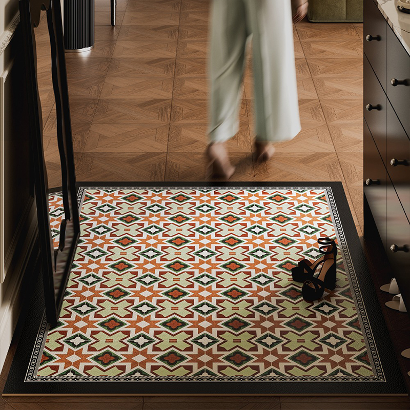 Entrance Door Mat Anti-slip Wa - Home Textiles Plaid ulasan dan harga