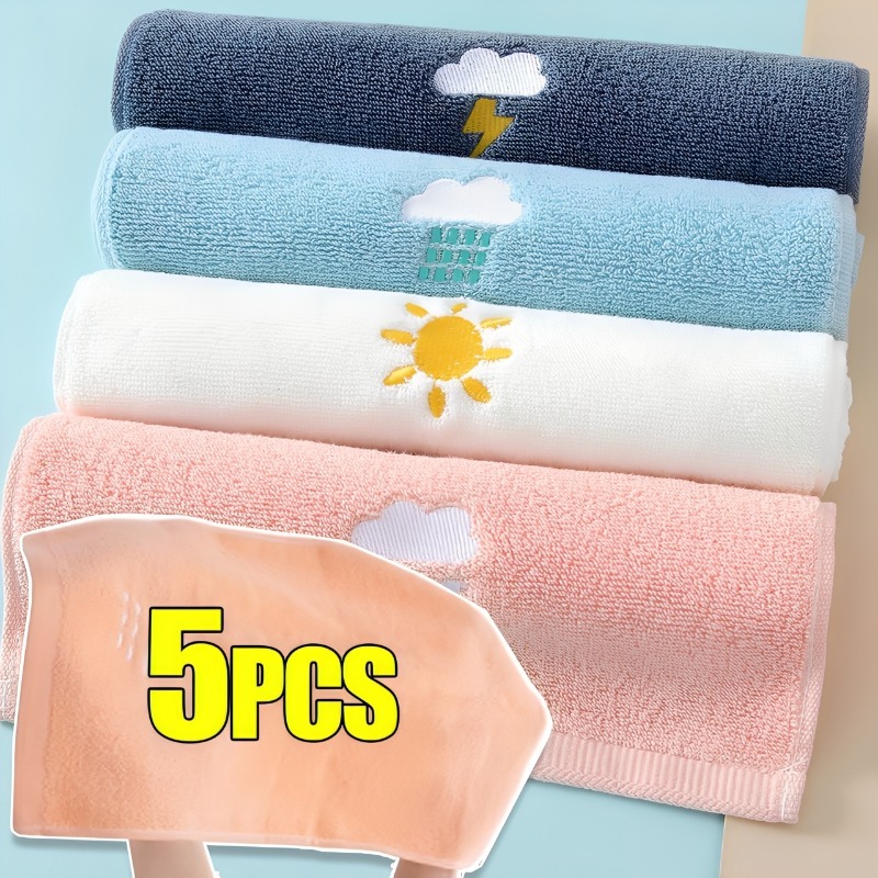 5/1pcs Thickened Pure Cotton T - Home Textiles Face Towel ulasan dan harga