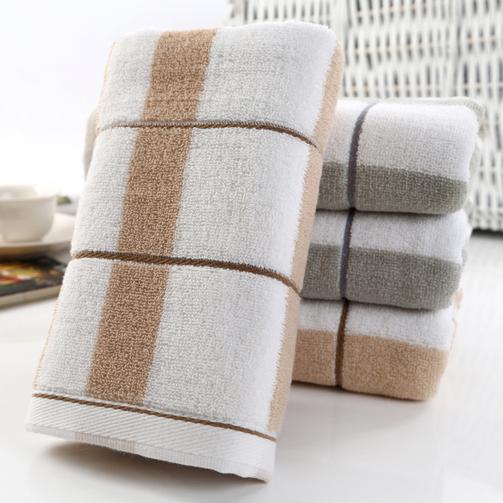 2Pcs Cotton Hand Towels Long A - Home Textiles Face Towel ulasan dan harga