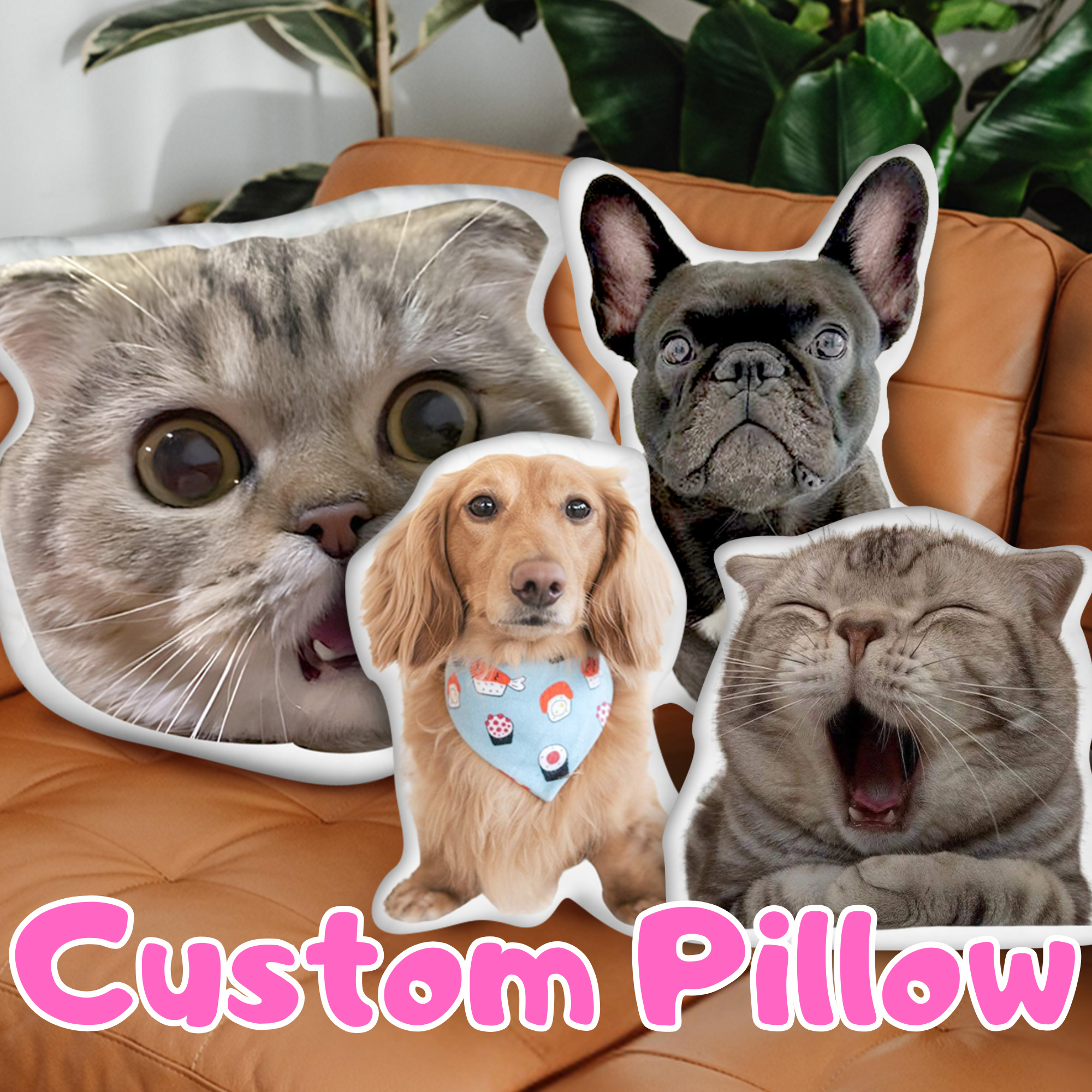 Custom Pets Cushion Personaliz - Home Textiles Photos ulasan dan harga