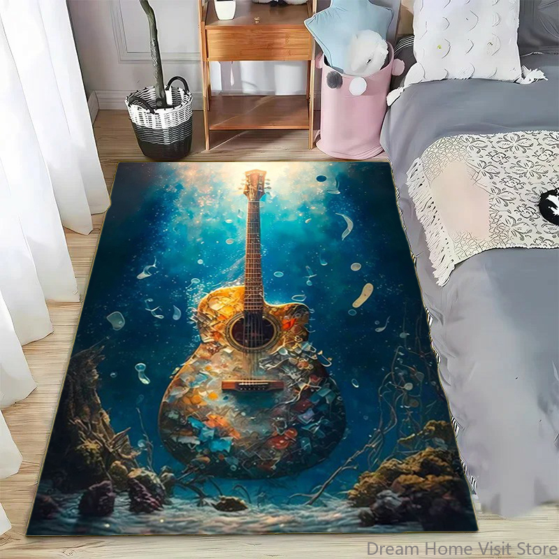 Abstract Art Musical Instrumen - Home Textiles Plaid ulasan dan harga