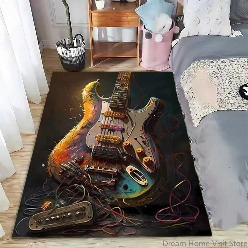 Abstract Art Musical Instrumen - Home Textiles Plaid ulasan dan harga