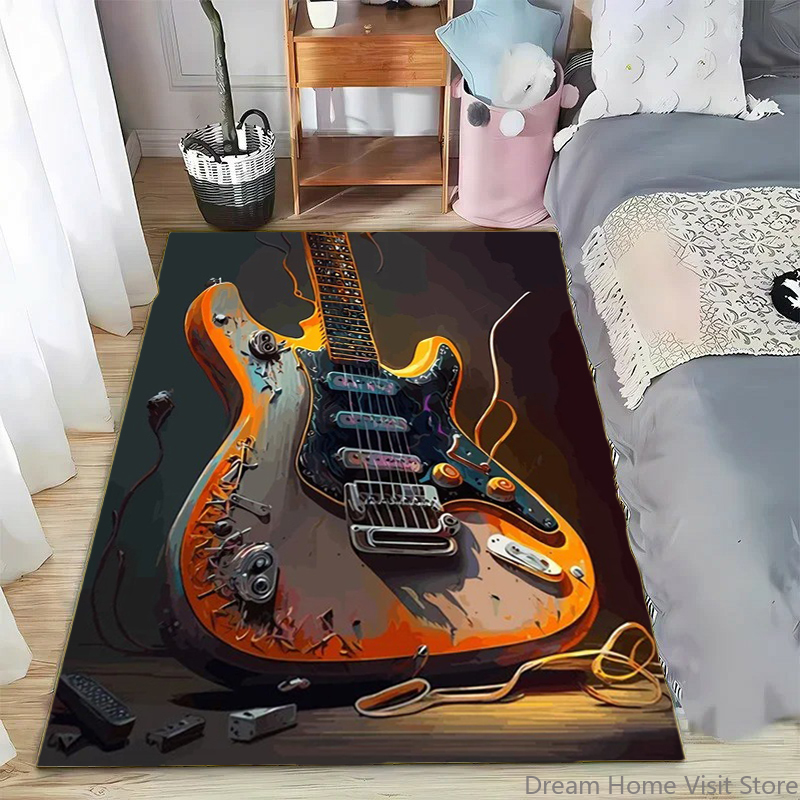Abstract Art Musical Instrumen - Home Textiles Plaid ulasan dan harga