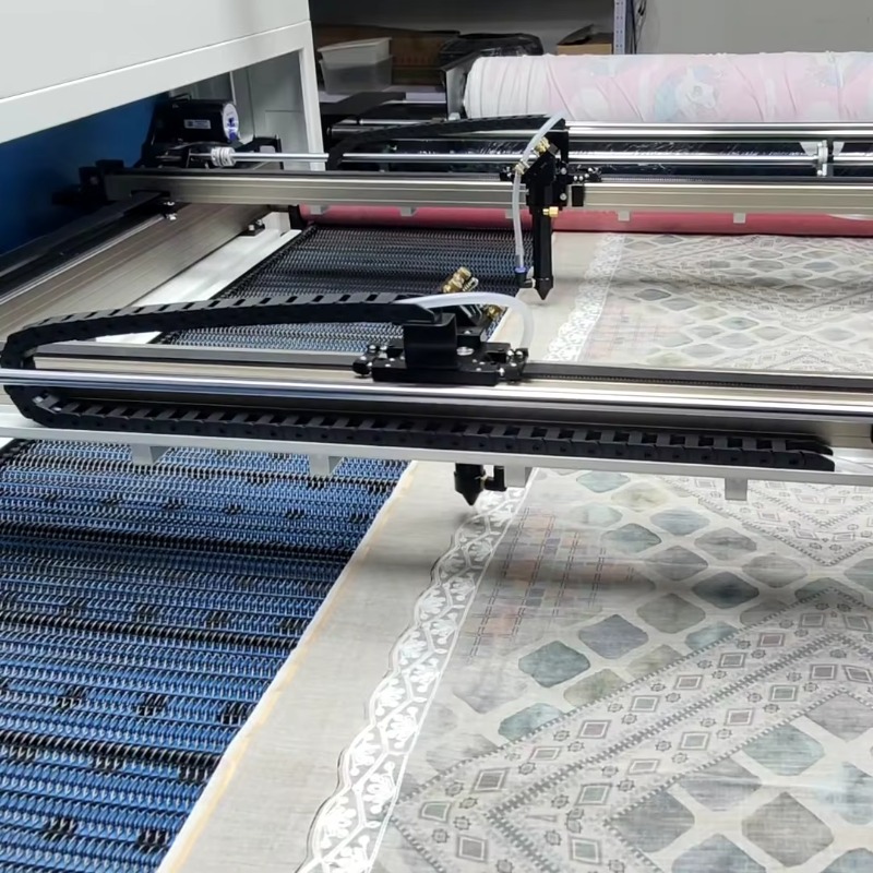 High-speed double-head laser c - Home Textiles Industry ulasan dan harga