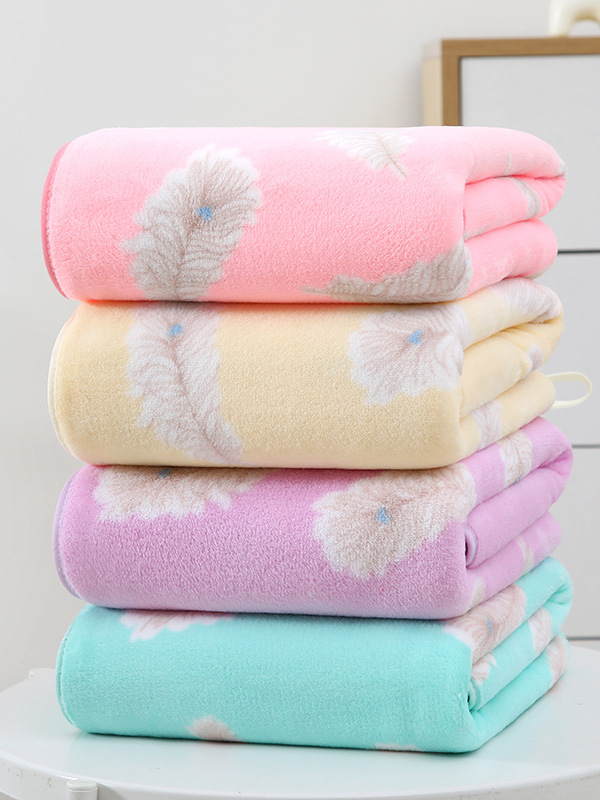 Universal Soft Absorbent Coral - Home Textiles Face Towel ulasan dan harga