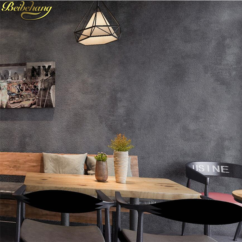 Retro cement gray wallpapers p - Home Textiles Industry ulasan dan harga