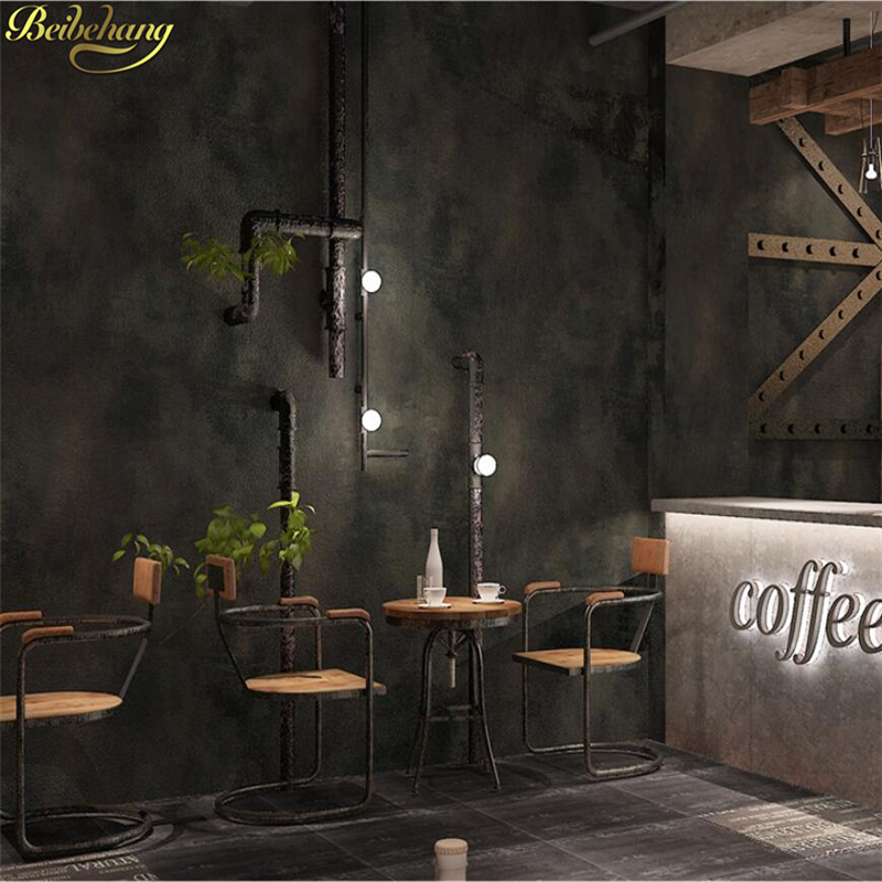 Retro cement gray wallpapers p - Home Textiles Industry ulasan dan harga