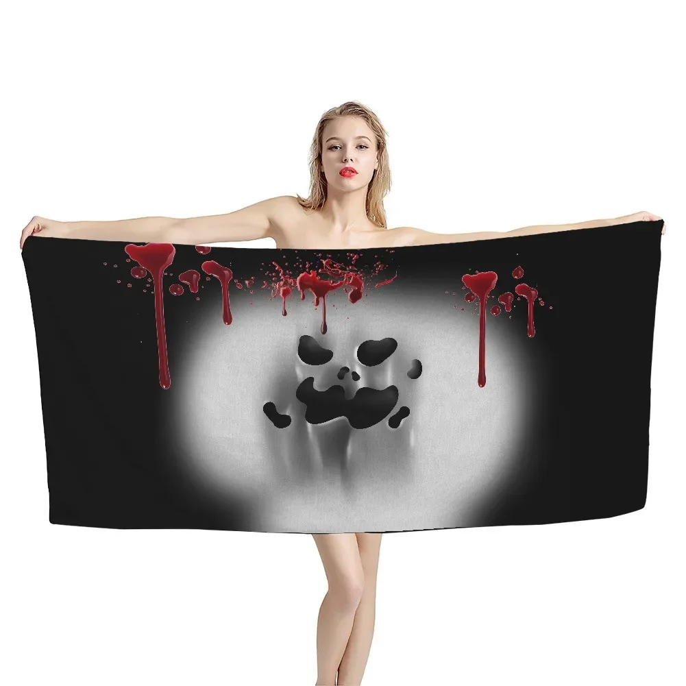 Halloween Home Decor Bleeding  - Home Textiles Face Towel ulasan dan harga