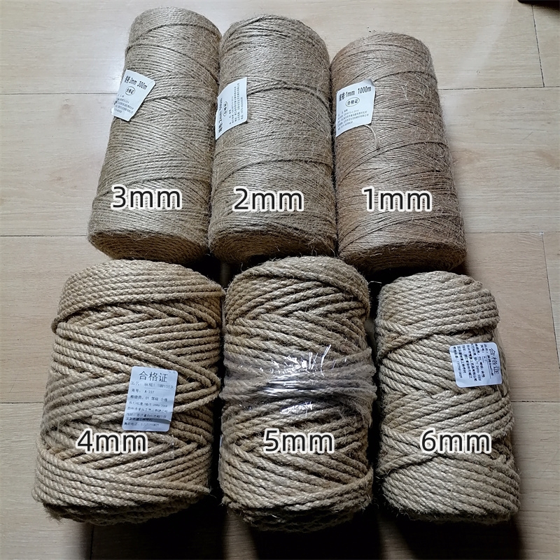 1/2/3/4/5/6mm Diameter Jute Tw - Home Textiles Photos ulasan dan harga