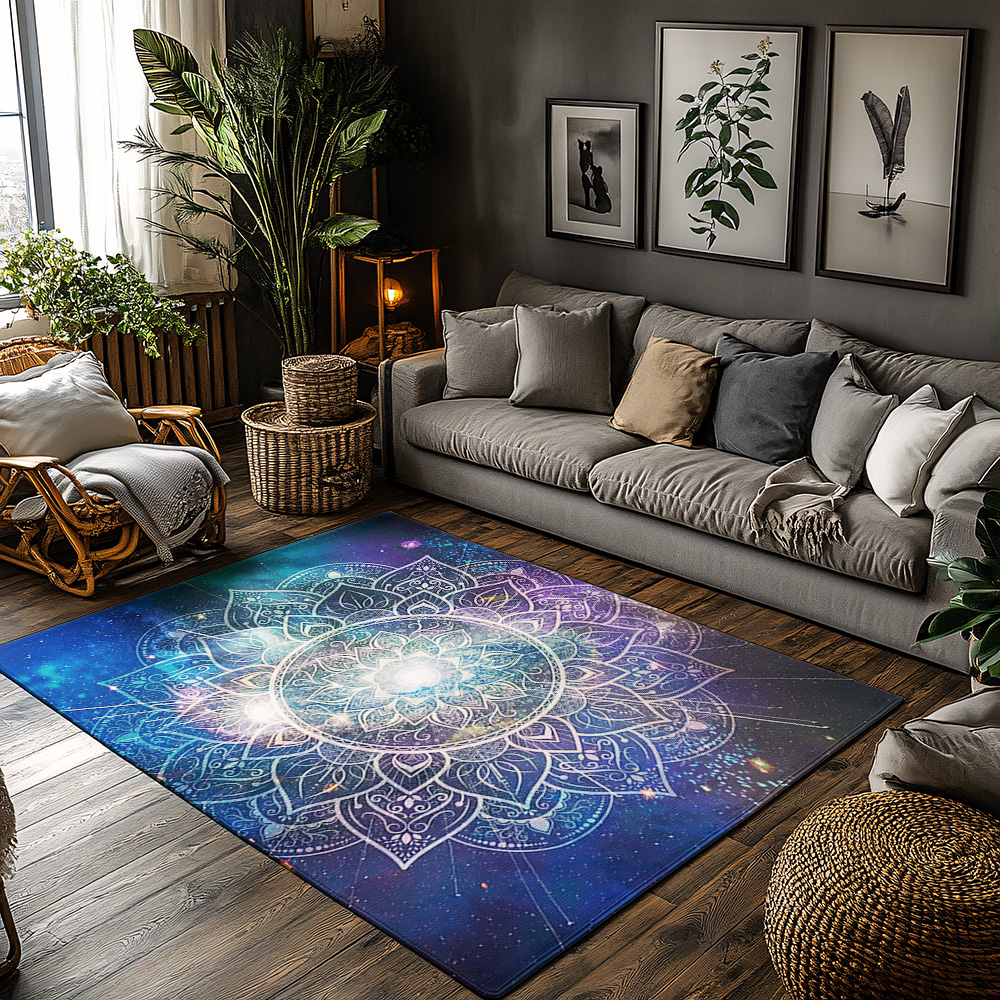 Galaxy Area Rug Non-Slip Washa - Galaxy Home Textiles ulasan dan harga