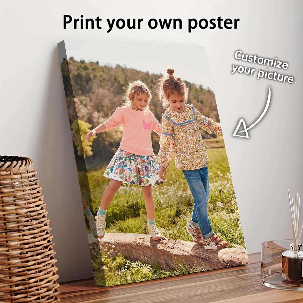 Custom photo canvas printing,  - Textiles For Home ulasan dan harga