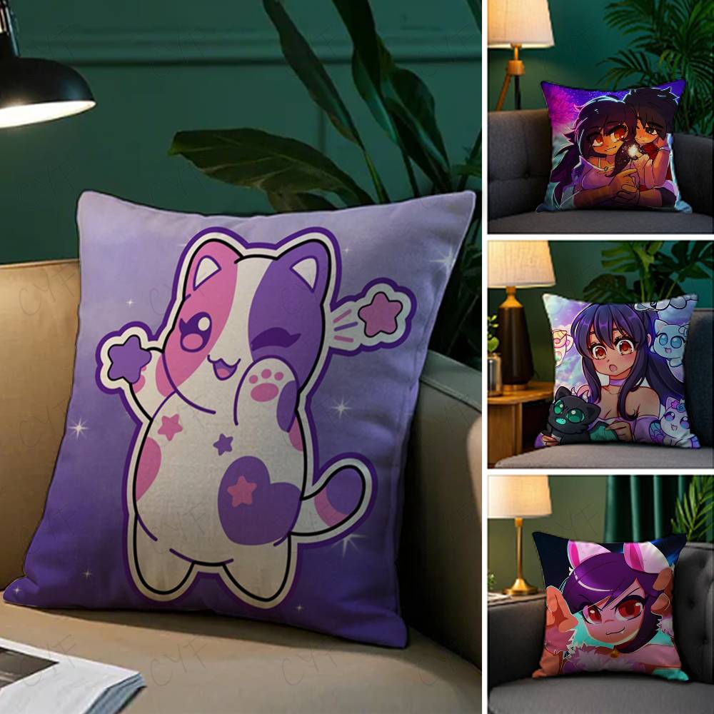 Aphmau Meow Anime Cats Pillow  - Home Textiles Photos ulasan dan harga
