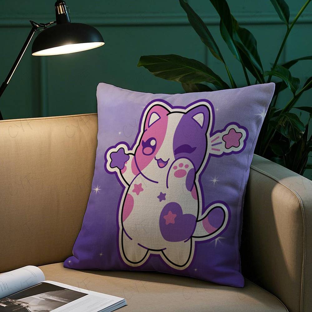 Aphmau Meow Anime Cats Pillow  - Home Textiles Photos ulasan dan harga