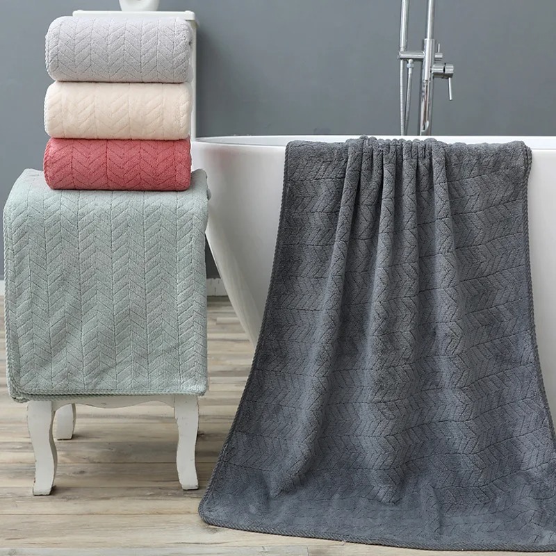 70×140CM Ultra-Soft Absorbent  - Home Textiles Face Towel ulasan dan harga
