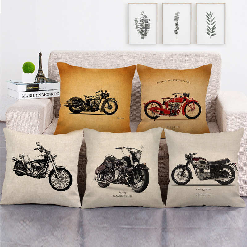 Retro industrial-style motorcy - Home Textiles Industry ulasan dan harga