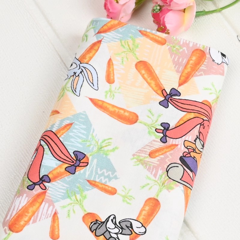 Cartoon Rabbit Carrots Birds,  - Home Textiles Plaid ulasan dan harga