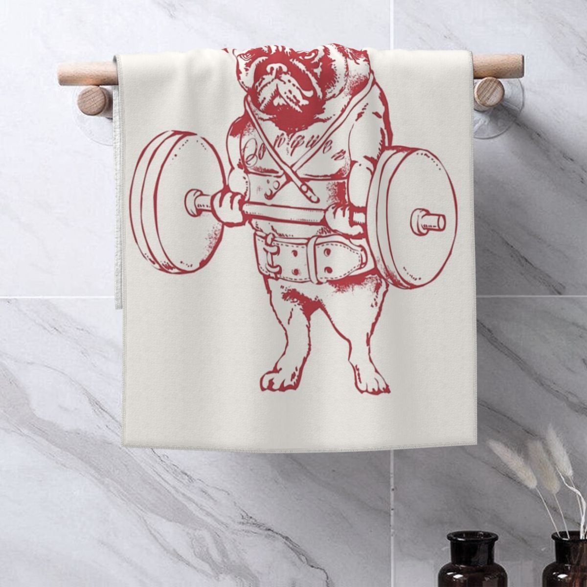 Custom Go Hard Or Go Home Pug  - Home Textiles Face Towel ulasan dan harga